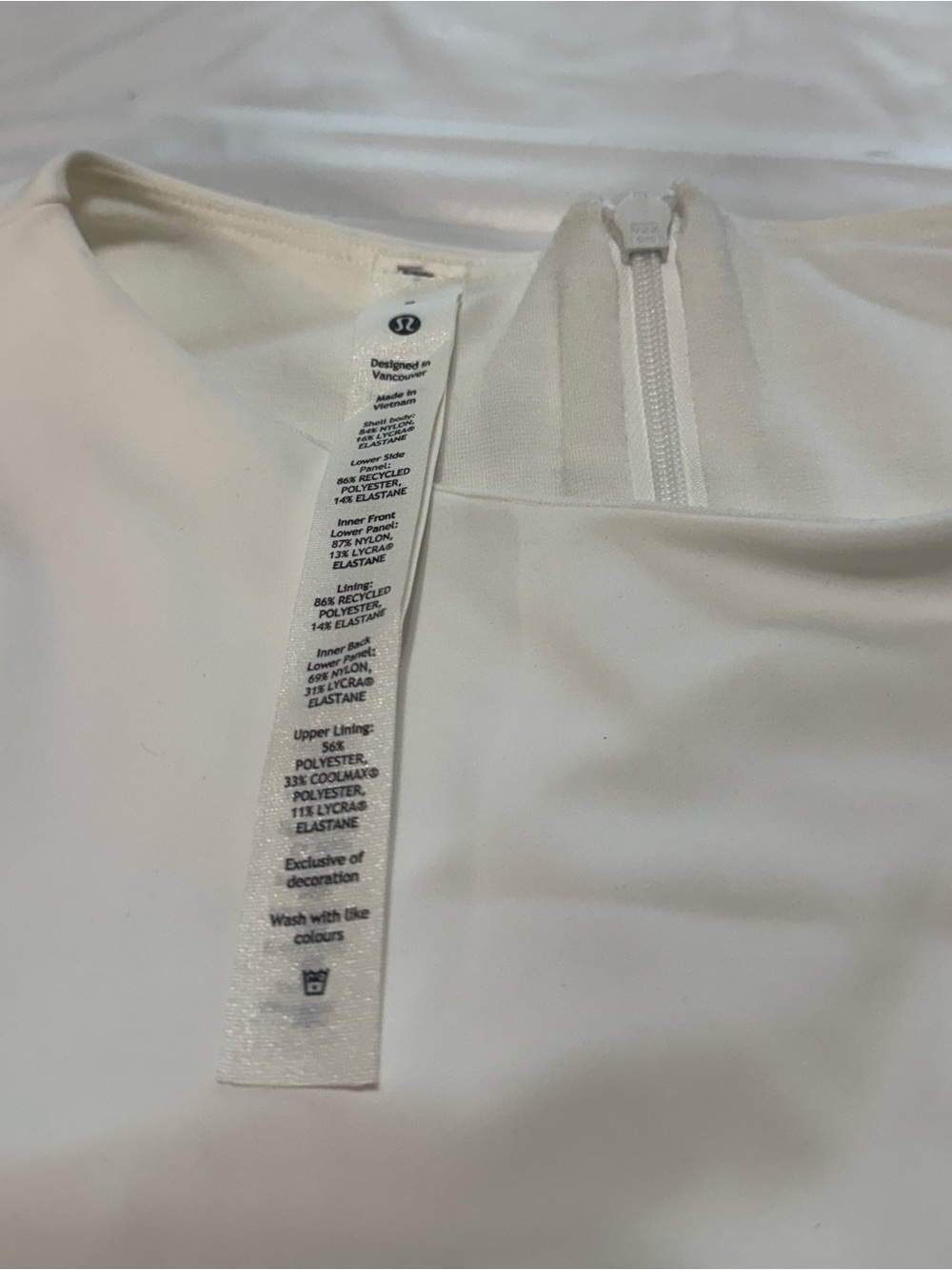Lululemon NWT Sleeveless White Pleated Skirt Dress - Picture 6 of 8